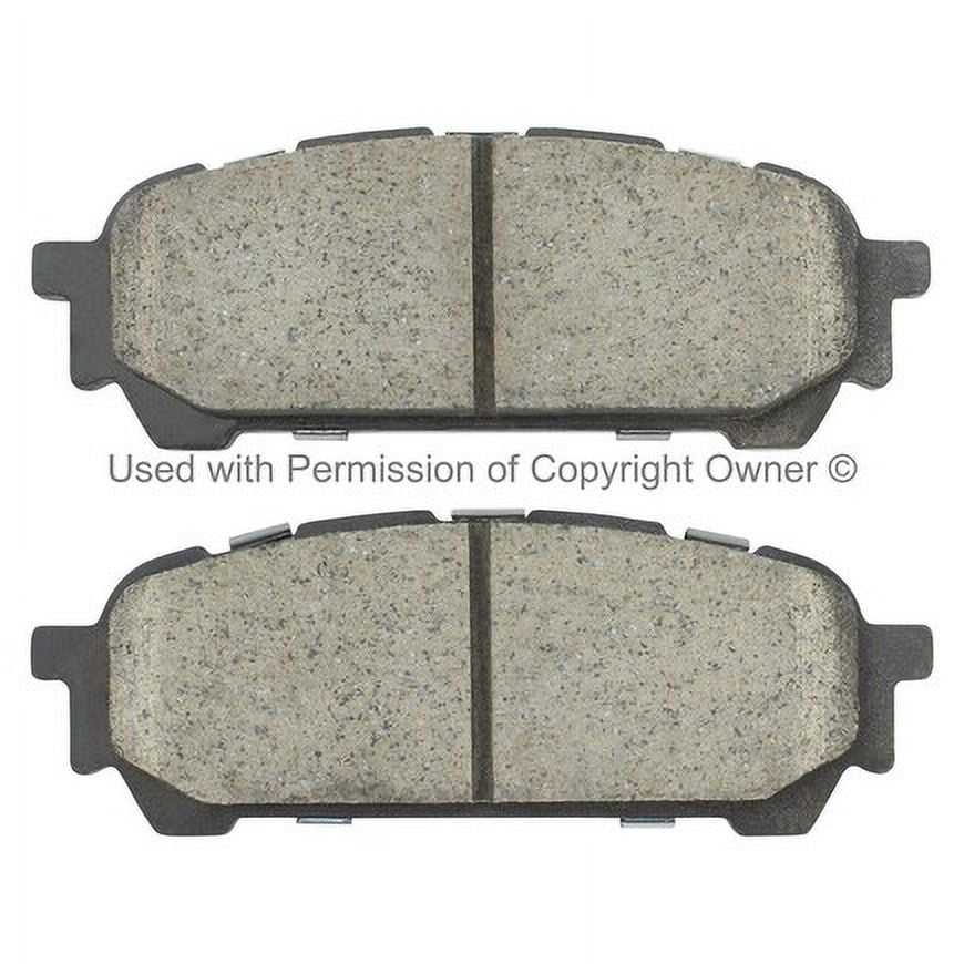 Mpa Electrical 1001-1004C Quality Built Premium Ceramic Brake Pads W/