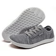 thumbnail image 1 of HOBIBEAR Women Wide Toe Sneakers Casual Lightweight Outdoor Walking Shoes Gray US 6.5, 1 of 9