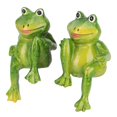 thumbnail image 6 of YLSHRF 2pcs Resin Frogs Statue Outdoor Garden Decoration Sculpture For Home Desk Garden Ornament, Garden Ornament, Resin Frogs Statue, 6 of 7