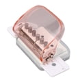 thumbnail image 1 of Handheld Hole Puncher, Transparent Plastic Punch for A4 B5 A5 Paper, Adjustable Hole Customization for Notebooks Cards Invitations, 1 of 7