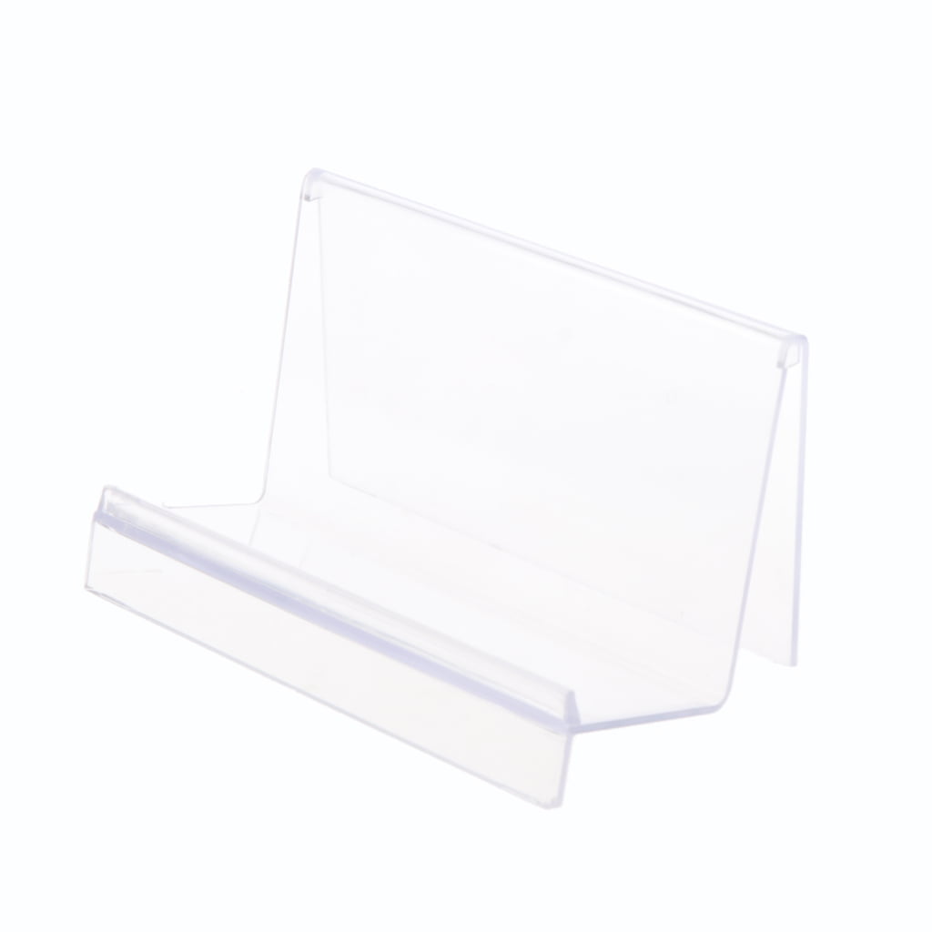 Clear Acrylic Wallet Display Stand Holder Leather Handbag Purse Jewelry Stand 