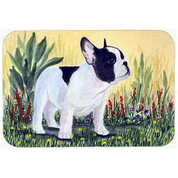 Carolines Treasures French Bulldog Glass Cutting Board Large 12H x 16W multicolor