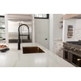 thumbnail image 4 of Miseno MNO500DFB Galleria Pre-Rinse Kitchen Faucet with Multi-Flow Spray Head in Black, 4 of 7