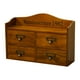 thumbnail image 1 of Organizador de cajones de madera, caja de almacenamiento, contenedor de organización de escritorio, caja de mesa o Marrón, 1 of 9
