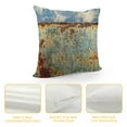 thumbnail image 4 of PRATYUS  Throw Pillow Covers Brown Rust Colorful Metal Rusty Steel Iron Structure Wall Door Modern Abstract Decorative SquarePillowcases Home Decor Cases Cover 22x22in, 4 of 5