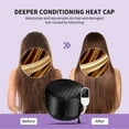 thumbnail image 7 of Uarter Hair Steamer Cap Thermal Heating Cap Hair Styling Tool for Deep Conditioning - Black, 7 of 7