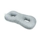 thumbnail image 2 of Almohada con orificios para las orejas, soporte cómodo para cuello, almohada para dormir de lado con orificios para las orejas para auriculares, Cuadrícula gris, 2 of 8