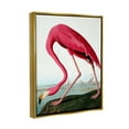 thumbnail image 3 of Stupell Industries Flamingo Stepping Near Pond Animals & Insects Painting Gold Floater Framed Art Print Wall Art, 25 x 31, 3 of 9