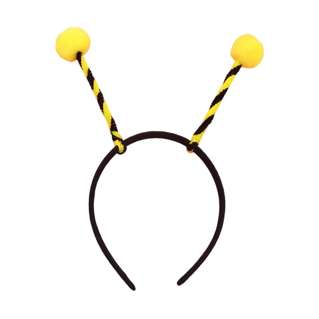 Bandeau d'Antenne d'Abeille Déformé à Volonté Forme d'Animal Accessoire Mignon Tentacule Jaune Bande Fine