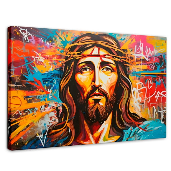 Cuadro Decorativo Canvas Grafiti Sagrado 90x60 Canvas Revolution