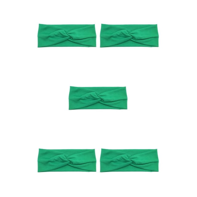 Diadema elástica Toystoory Banda para el cabello Verde 5piezas