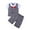 Gray, variant on LYMAYTER Infant Kids Boys Gentleman Outfit 2PCS Toddler Dress Check Shirt with Bowtie   Shorts for Set 9 Months-4 Years