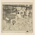 thumbnail image 3 of Heinrich Vogeler 20x20 Black Modern Framed Museum Art Print Titled - Spring Flowers (1899), 3 of 5