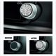 thumbnail image 2 of 2pcs Bling Crystal Accessories Rhinestones Parts Trim Multimedia knob cover Decal Interior Visors(Multimedia knob cover), 2 of 4