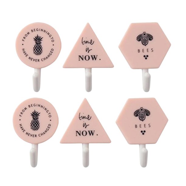 Ganchos Autoadhesivos Chic Decorativo de Hierro Fundido Ganchos de Pared para Soportes Colgantes para Plantas de Jardín Rosado Soledad Ganchos de pared autoadhesivos