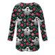 thumbnail image 4 of Camisas Para Mujer, Camisetas de Gran Tamaño, Manga Larga, Cuello Redondo Sólido, Botón Plisado, Jersey Con Estampado de Cosplay Odeerbi ODB135255, 4 of 4