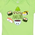 thumbnail image 4 of Inktastic Soy Amazing Cute Sushi and Wasabi Boys or Girls Baby Bodysuit, 4 of 5