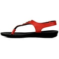 thumbnail image 5 of Aerosoft Women's Motif Adjustable Ankle Strap Thong Sandals, 5 of 7