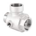 thumbnail image 3 of Check Valve Brass Spring Loaded Female Male Thread 5 Way Non Return Backflow Preventer Check Valve DN25, 3 of 22