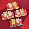 thumbnail image 1 of kurtrusly Personalized and Creative New Year Universal Joyful Cartoon Red Bag, 1 of 1