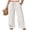 Off-white, variant on ANRABESS Womens Casual Wide Leg Pants Elastic Waist Drawstring Lightweight Flowy Beach Palazzo Pants with Pockets