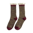 thumbnail image 4 of LYXSSBYX Fuzzy Socks for Women Hot Sale Clearance Winter Women Socks Middle Tube Forestry Mori Lace Stocking, 4 of 6