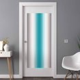 thumbnail image 3 of Turquoise Gray Ombre Window Privacy Film, Farmhouse Teal Gradient Modern Art Static Cling UV Sun Blocking Tint Film Heat Control Windows Films for Bedroom Bathroom, Window Stickers 35.4"x78.7", 3 of 8