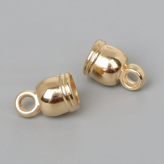 HAKIDZEL 120Pcs Cord Ends Set for DIY Jewelry Making Tassel Holder and Crafts