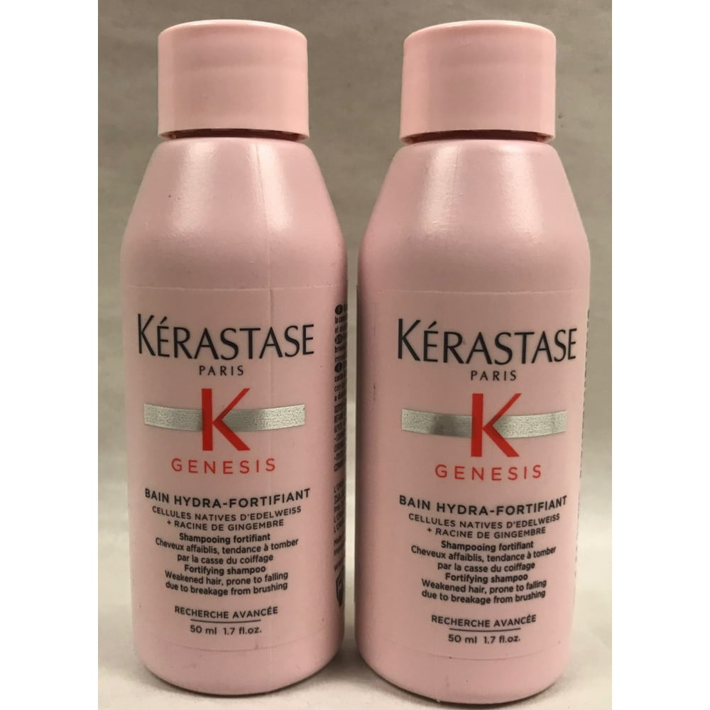 Kerastase Genesis Bain HydraFortifiant Shampoo 1.7 oz Travel Size (Set of 2)