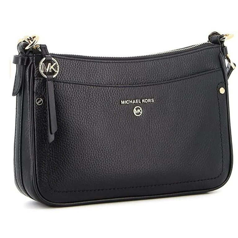☆Michael Kors☆ JET SET CHARM ショルダーバッグ ブラック♪ Michael Kors Womens Jet Set Charm Medium Top Zip Pochette