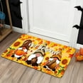 thumbnail image 7 of Zawou Fall Welcome Mat, Pumpkin Pattern Indoor Entryway Soft Door Mat, Ultra Thin Non-Slip Washable Runner Rug for Hallway, Kitchen, Front Door, Seasonal Autumn and Thanksgiving Decor, 7 of 7