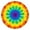 Rainbow Tie Dye, variant on Colorful Rainbow Tie Dye Spiral Pattern Round Fitted Tablecloth with Elastic Edge,Dining Table Cover Waterproof,Outdoor Round Tablecloth for Camping,Dining,Indoor and Outdoor