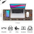 thumbnail image 5 of Long Mouse Pads for Desk,Multicolor Geometric Boho Pattern Desk Mats on Top Of Desks, Desk Mouse Pad Extra Large with 3mm Non-Slip Base and Stitched Edge for Gaming,Office,Work,Home 31.5"x11.8", 5 of 6