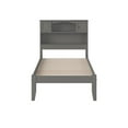 thumbnail image 3 of Leo & Lacey Lit Plateforme Simple Moderne en Bois avec Pied de Lit Ouvert, Gris, 3 of 8