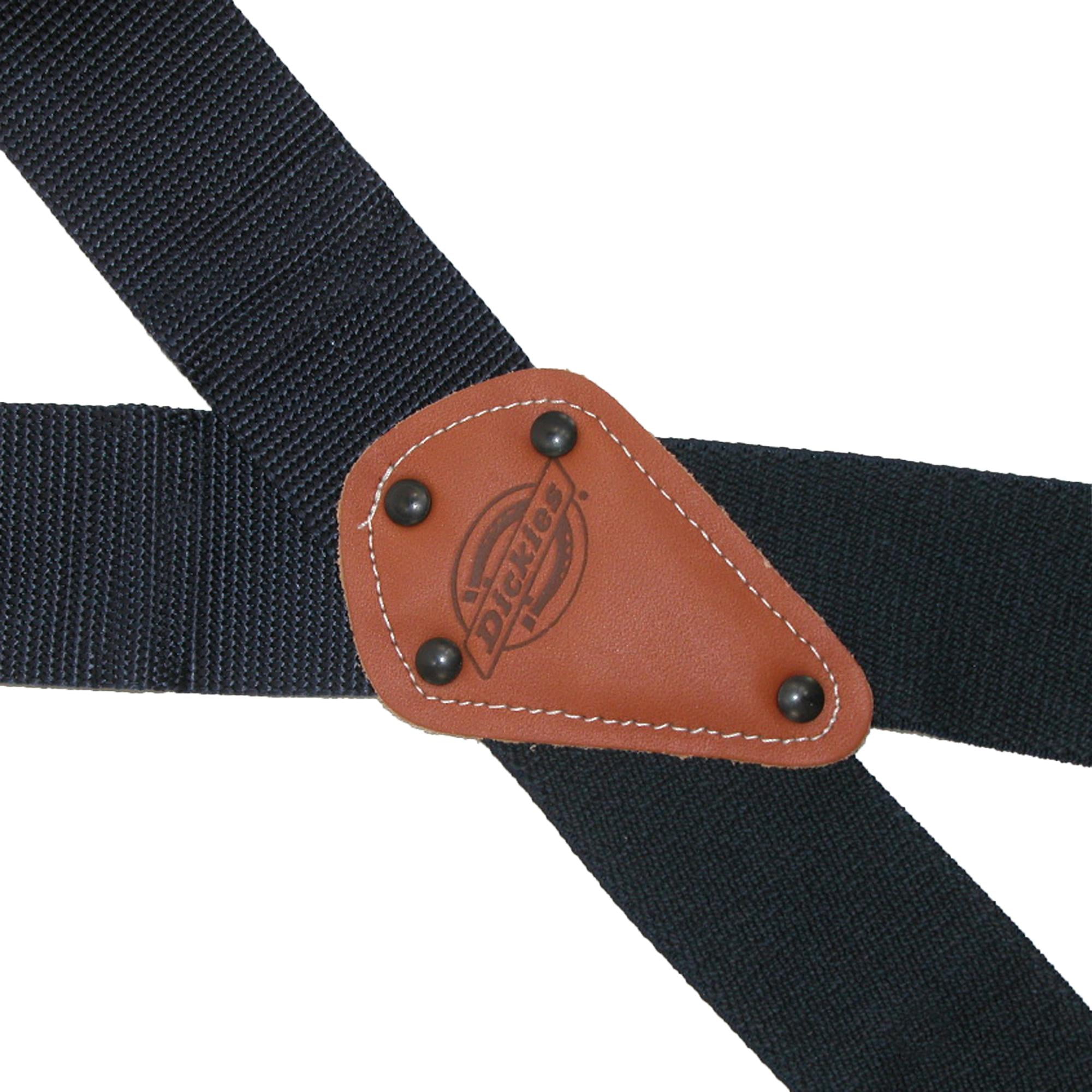 New Dickies Men/'s Industrial Strength Ballistic Nylon Clip End Work Suspenders