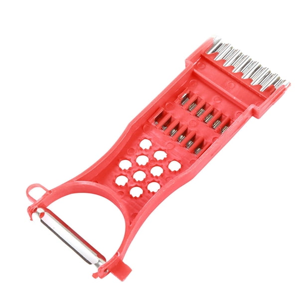 Bewildely Stainless Steel Fruit Vegetable Grater Plastic Handle Slicer Cucumber House Anti-slip Kitchen Reusable Radish Type3