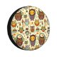 thumbnail image 1 of Fotbe Cute Owls Funda de Llanta de Repuesto con Estampado, Engrosada, Ajuste Universal para Jeep, Remolque, RV, SUV, Camión-16 inch, 1 of 6