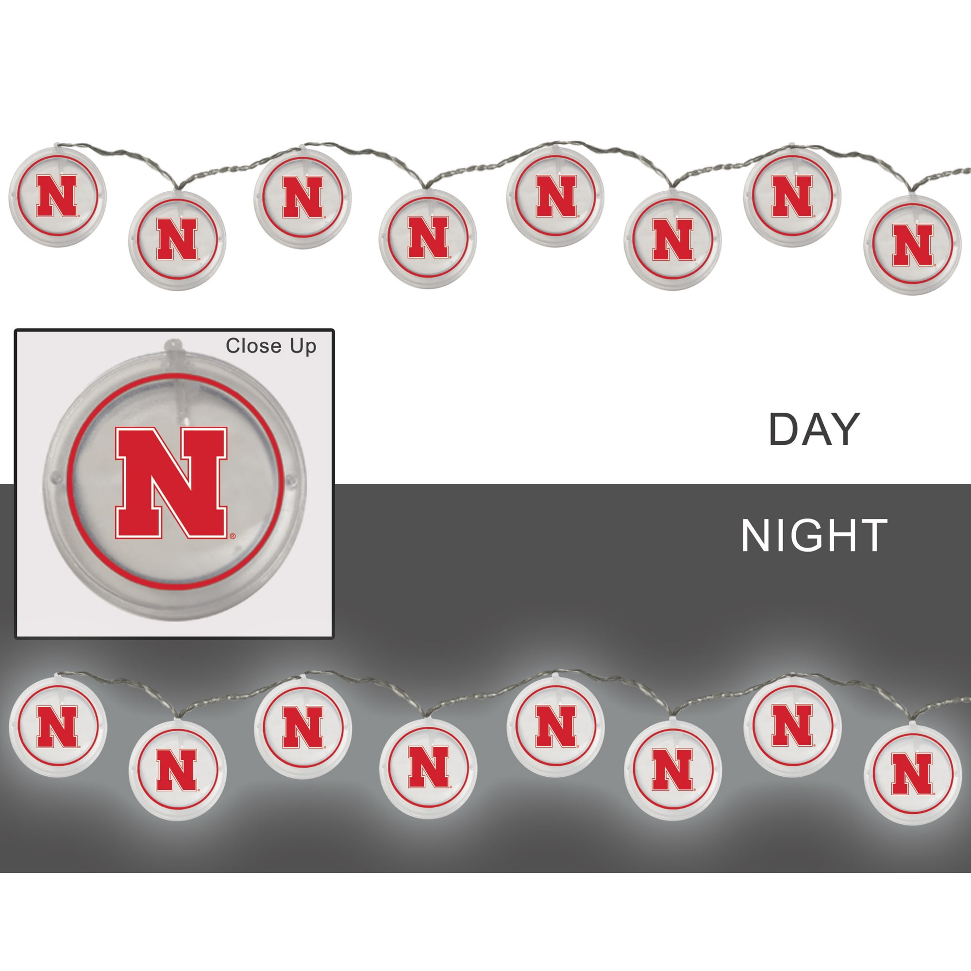 WinCraft Nebraska Cornhuskers Decal 3-Pack - Multi-Use, Removable Fan Stickers, Team Colors - View #4