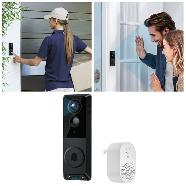 Klonfd Video Smart Doorbell Camera (Battery Operated)