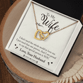 thumbnail image 3 of To My Wife I Don't Need The Whole World Inseparable Necklace, 3 of 7