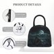 thumbnail image 4 of Disketp Moonlit Night Sky Shark Bolsa Térmica para Almuerzo, Lonchera con Abertura Amplia y Gran Capacidad, Organizador Reutilizable para Mujeres, Hombres y Adultos, 4 of 6