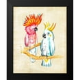 thumbnail image 2 of Zarris, Chariklia 15x18 Black Modern Framed Museum Art Print Titled - Fanciful Birds IV, 2 of 5