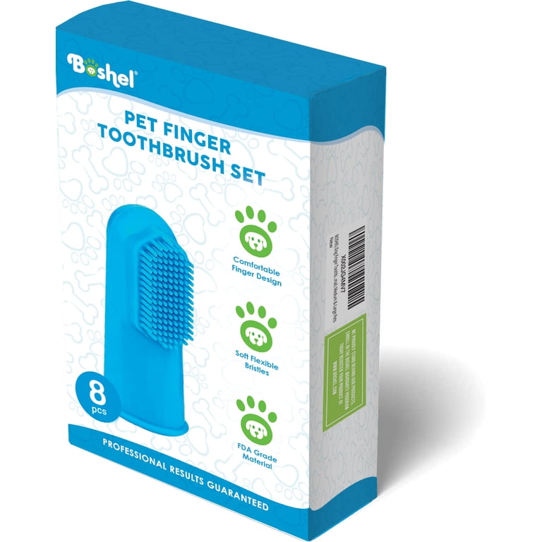 Dog Finger Toothbrush Kit, 8-Piece Set with Silicone and Nylon photo 8