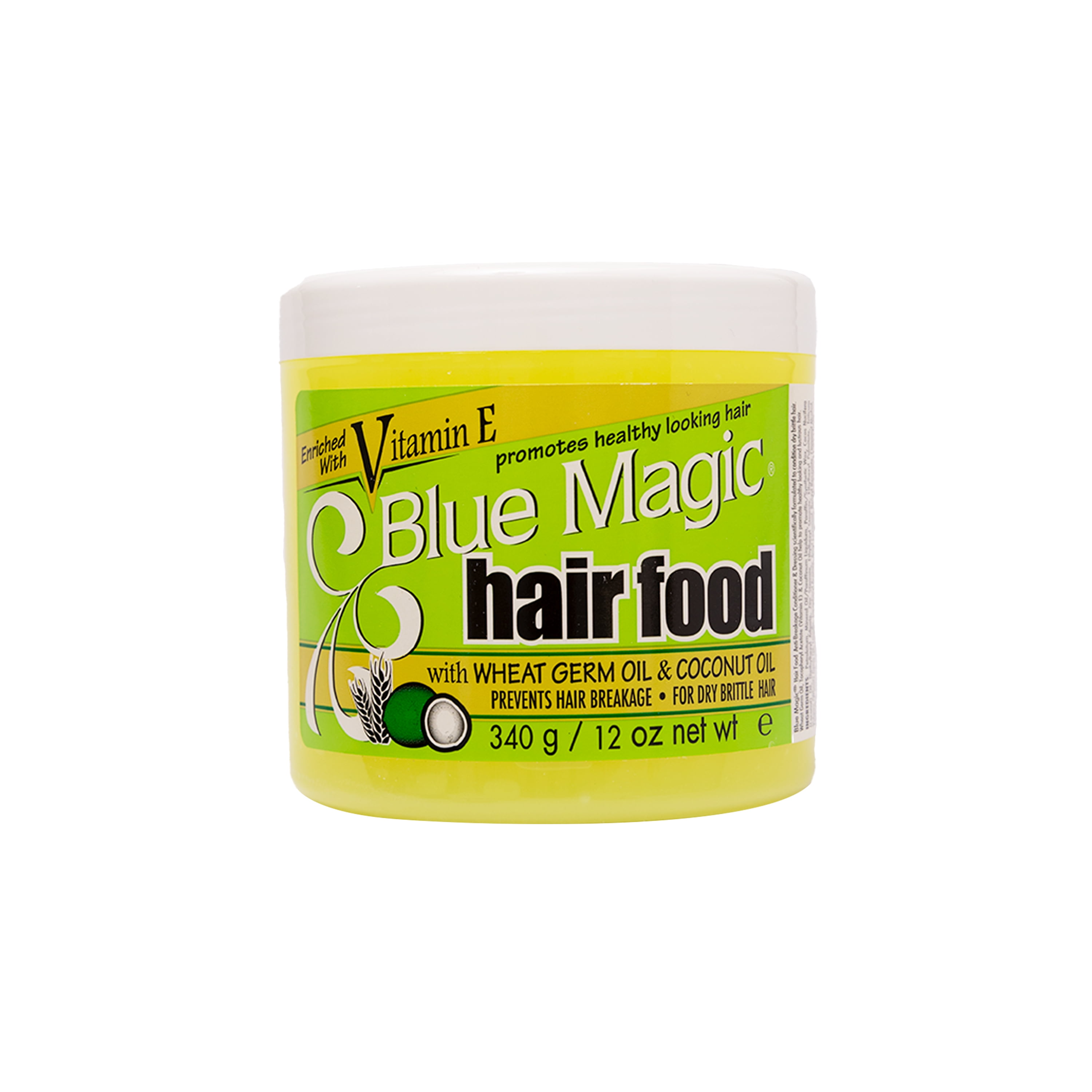 Blue Magic Hair Food with Wheat Germ Oil & Coconut Oil, 12 oz 