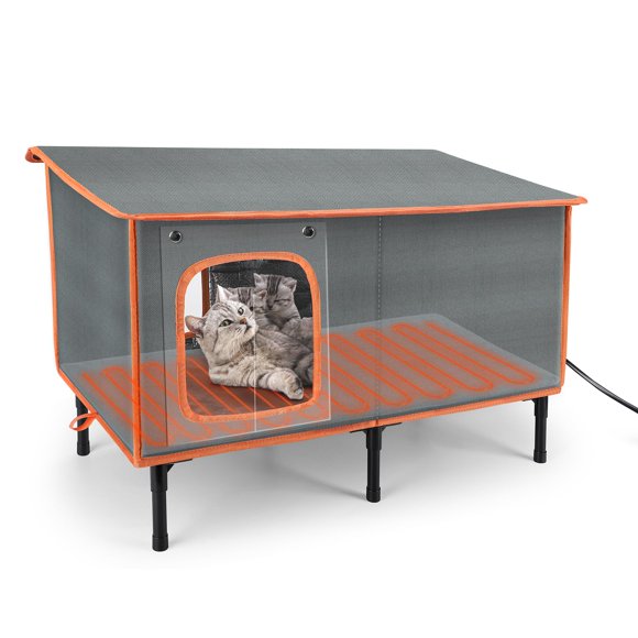 Caseta para gatos SIWA MARY SIWA MARY con calefacción para exteriores e invierno