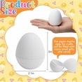 thumbnail image 2 of 20Pcs Paper Mache Easter Eggs,Tutuviw DIY Craft Paper Eggs,Empty Fillable Paintable Unfinished Paper Mache Eggs DIY Eggs Ornament for Hunt Surprise Eggs DIY Craft Ornaments,White, 2 of 8