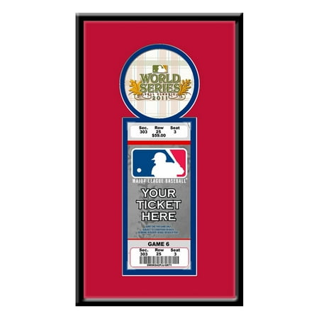 2011 MLB World Series Single Ticket Frame - St Lou
