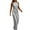Silver, variant on PATLOLLAV Womens Jumpsuits,Ladies Sexy Zipper Bandage Sequins Backless V-Neck Sleeveless Jumpsuit