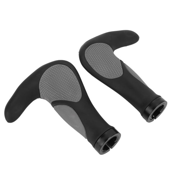 Bike Handlebar Covers, Shakeproof TPR Integrated Handlebar Grip Loose Prevention Bow Structure Curve Design for Cycling