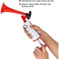 thumbnail image 5 of Bocina de aire de mano para deportes, bocina de aire de ruido fuerte para acampar, bocina de aire fuerte para motocicleta, bicicleta, camping, deporte, trompeta de barco, 5 of 5